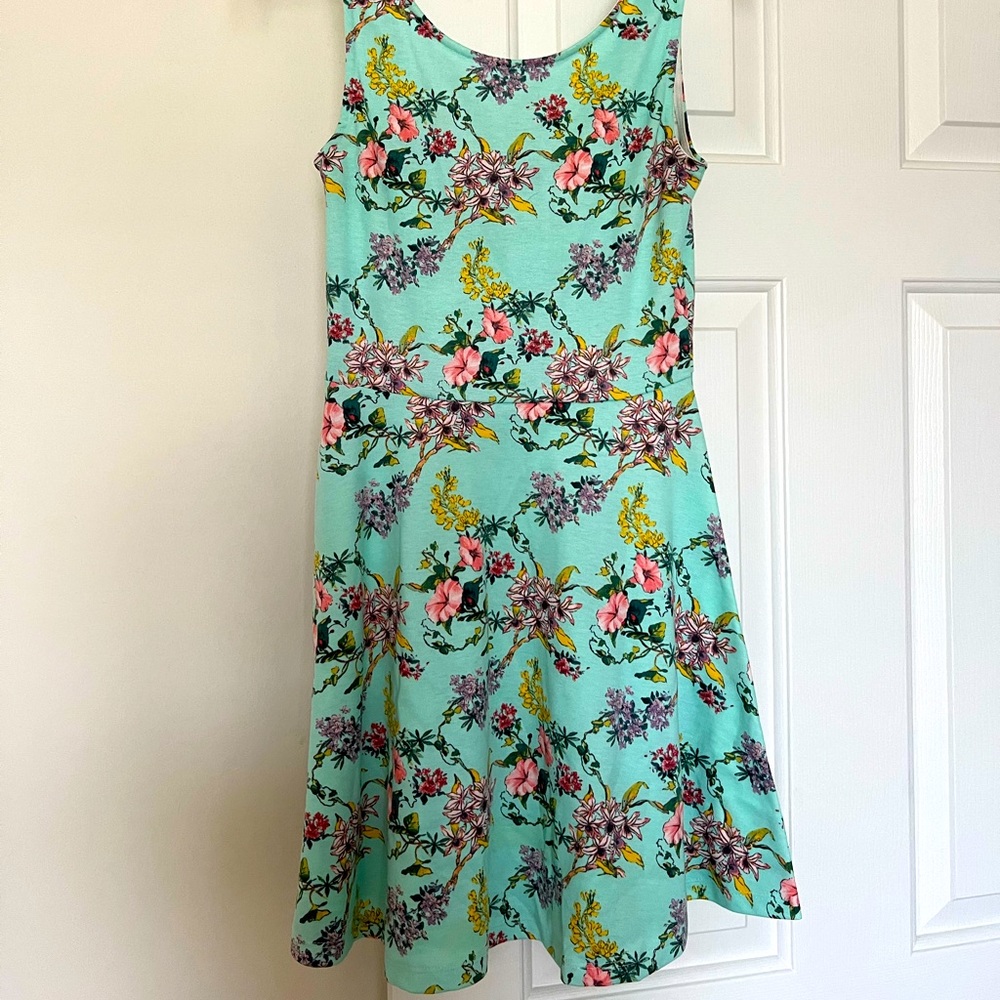 H&M floral skater dress